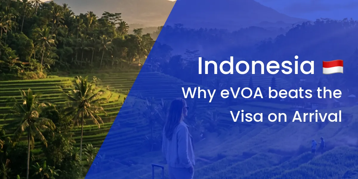 Indonesia eVOA vs Visa on Arrival